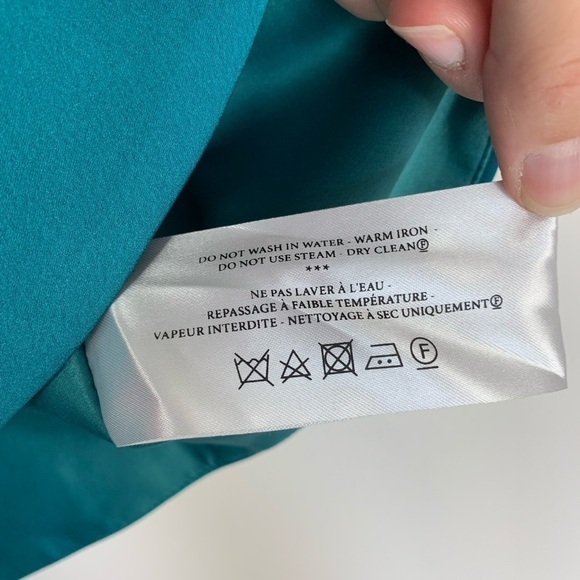 Keepsake the Label Stolen Hearts Teal Green Strapless Top Size XS - Picture 10 of 12